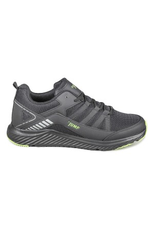 24865 Full Siyah - Neon Yeşil Erkek Sneaker Günlük Spor Ayakkabı - 1