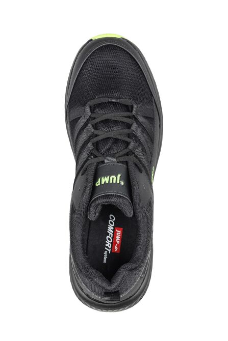 24865 Full Siyah - Neon Yeşil Erkek Sneaker Günlük Spor Ayakkabı - 6