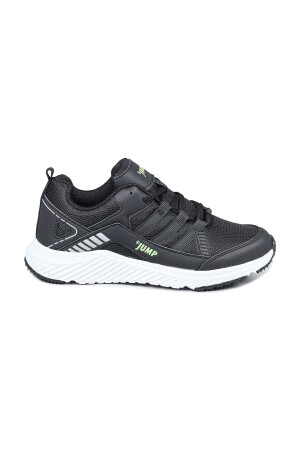 24865 Siyah - Neon Yeşil Erkek Sneaker Günlük Spor Ayakkabı 