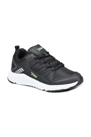 24865 Siyah - Neon Yeşil Erkek Sneaker Günlük Spor Ayakkabı - 6