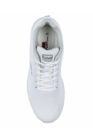 Jump 24937 Beyaz Kadın Yürüyüş Koşu Spor Ayakkabı - 3