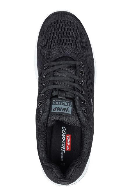 24938 Siyah - Beyaz Erkek Yürüyüş Koşu Spor Ayakkabı - 3