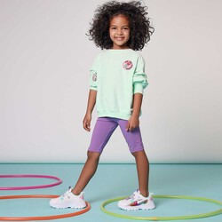 Jump - Jump 26114 Beyaz - Mint Yeşil - Lila Kız Çocuk Spor Ayakkabı (1)