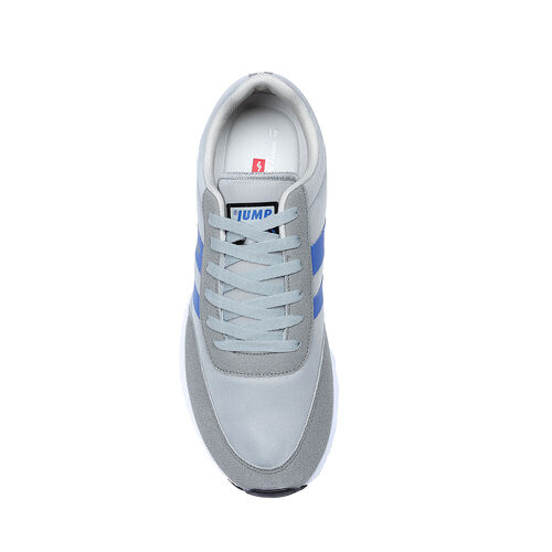 26396 Açık Gri - Mavi Erkek Sneaker Günlük Spor Ayakkabı - 11