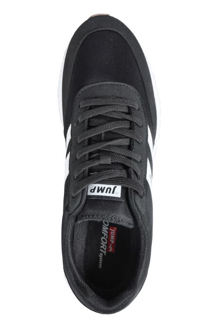 26396 Siyah - Beyaz Erkek Sneaker Günlük Spor Ayakkabı - 5