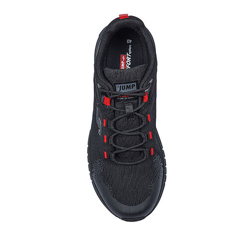 Jump 26402 Siyah - Koyu Gri - Kırmızı Erkek Spor Ayakkabı. 5