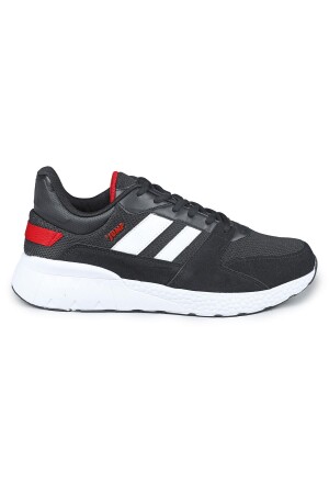 26605 Siyah - Beyaz Erkek Sneaker Günlük Spor Ayakkabı - 1