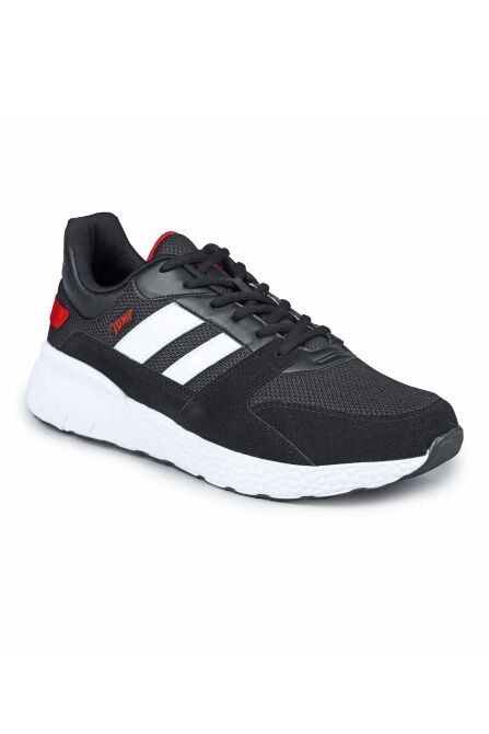 26605 Siyah - Beyaz Erkek Sneaker Günlük Spor Ayakkabı - 5