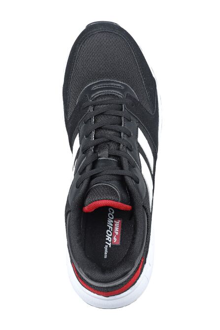 26605 Siyah - Beyaz Erkek Sneaker Günlük Spor Ayakkabı - 6
