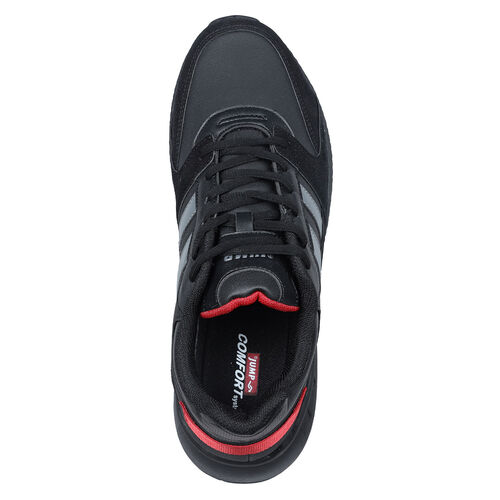 Jump 26605 Siyah - Kırmızı Erkek Spor Ayakkabı. 5