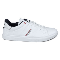 Jump 27985 Beyaz - Lacivert - Kırmızı Erkek Yazlık Sneaker Günlük Rahat Spor Ayakkabı. 9