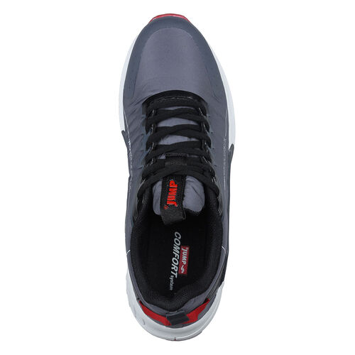 Jump 26630 Gri - Siyah - Kırmızı Erkek Spor Ayakkabı. 3