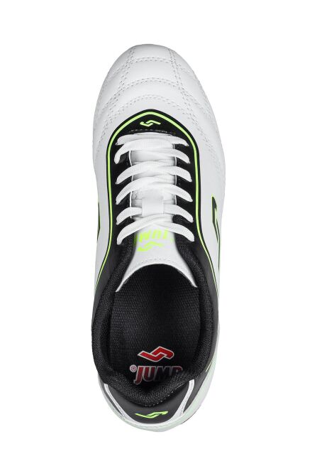 26752 Beyaz - Siyah Çim Halı Saha Krampon Futbol Ayakkabısı - 3