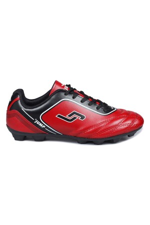 26752 Kırmızı - Siyah Çim Halı Saha Krampon Futbol Ayakkabısı - 1