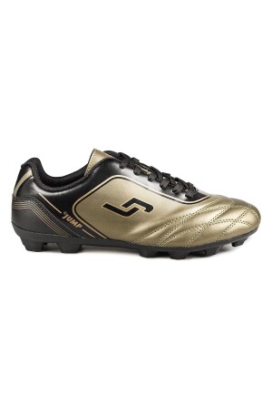 26752 Haki - Altın Rengi Çim Halı Saha Krampon Futbol Ayakkabısı 