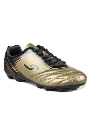 26752 Haki - Altın Rengi Çim Halı Saha Krampon Futbol Ayakkabısı - 2