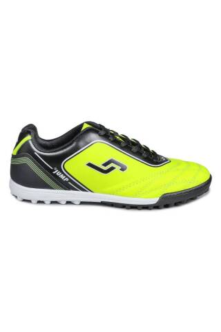 26753 Neon Sarı - Siyah Halı Saha Krampon Futbol Ayakkabısı 