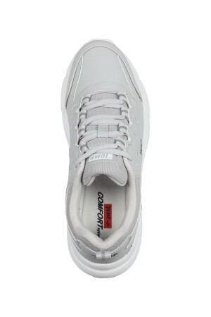 26776 Açık Gri - Beyaz Kadın Sneaker Günlük Spor Ayakkabı - 7