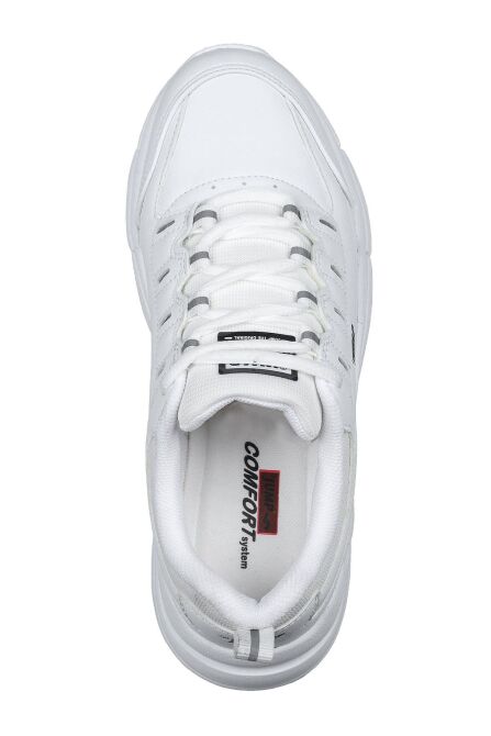 26776 Beyaz - Siyah Kadın Sneaker Günlük Spor Ayakkabı - 7