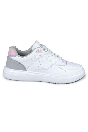 26821 Beyaz - Pembe Kadın Sneaker Günlük Spor Ayakkabı 