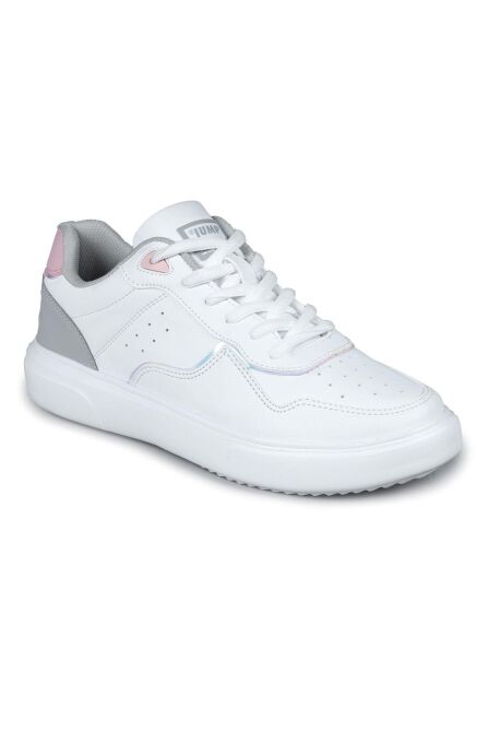 26821 Beyaz - Pembe Kadın Sneaker Günlük Spor Ayakkabı - 7