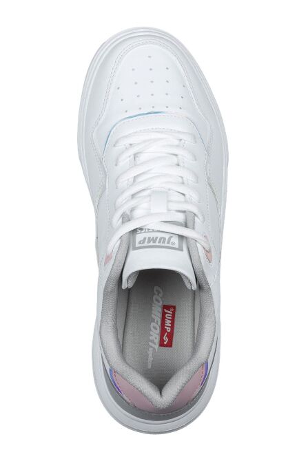 26821 Beyaz - Pembe Kadın Sneaker Günlük Spor Ayakkabı - 8