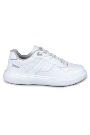 26821 Beyaz - Gri Kadın Sneaker Günlük Spor Ayakkabı 