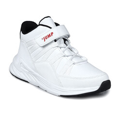 Jump 26999 Beyaz - Siyah - Kırmızı Basketbol Uniseks Spor Ayakkabı - Thumbnail