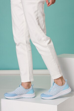 27378 Slip-On Bebe Mavi Kadın Sneaker Günlük Spor Ayakkabı - Jump (1)