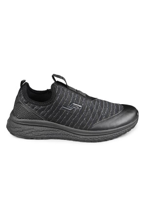 27378 Slip-On Siyah Kadın Sneaker Günlük Spor Ayakkabı - Jump