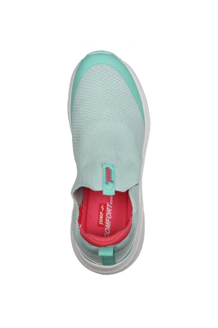 27381 Slip-On Mint Yeşili - Somon Pembe Kadın Sneaker Günlük Spor Ayakkabı - 7