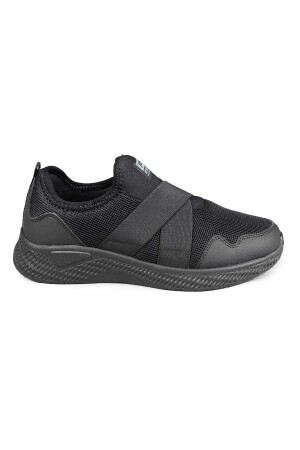 27384 Slip-On Siyah Kadın Sneaker Günlük Spor Ayakkabı - Jump