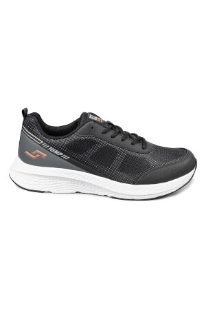 27461 Siyah - Gri Erkek Sneaker Günlük Spor Ayakkabı 