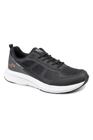 27461 Siyah - Gri Erkek Sneaker Günlük Spor Ayakkabı - 6