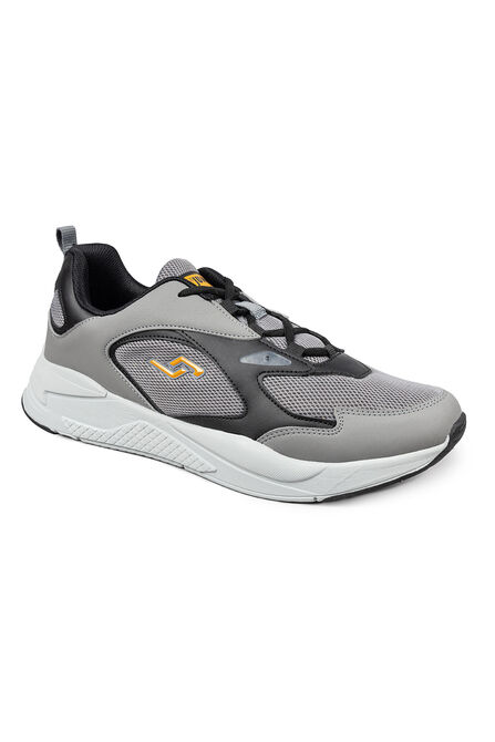 27462 Gri - Siyah Erkek Sneaker Günlük Spor Ayakkabı - 2
