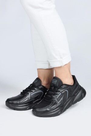 27709 Siyah Kadın Sneaker Günlük Spor Ayakkabı - Jump (1)