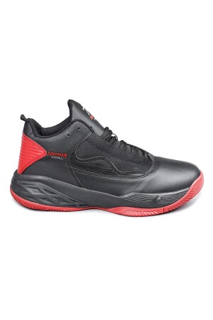 27721 Siyah - Kırmızı Erkek Çocuk Basketbol Spor Ayakkabısı - Jump
