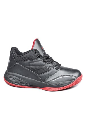 27722 Siyah - Kırmızı Erkek Basketbol Spor Ayakkabısı - Jump