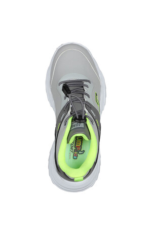 27780 Gri - Neon Yeşil Üniseks Çocuk Sneaker Günlük Spor Ayakkabı - 3