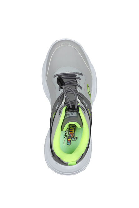 Jump 27780 Gri - Neon Yeşil Üniseks Çocuk Sneaker Günlük Spor Ayakkabı - 3