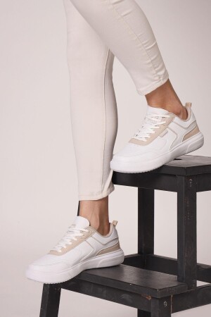 27783 Beyaz Kadın Sneaker Günlük Spor Ayakkabı - 5