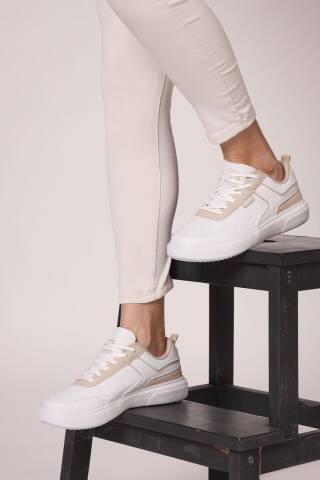 27783 Beyaz Kadın Sneaker Günlük Spor Ayakkabı - 5