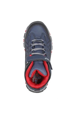 27787 Cırtlı Lacivert - Kırmızı Üniseks Çocuk Günlük Bot Spor Ayakkabı - 6