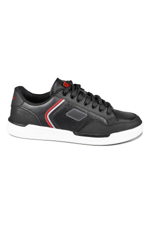 27799 Siyah - Beyaz Erkek Sneaker Günlük Spor Ayakkabı - 1