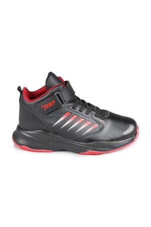 27800 Siyah - Kırmızı Üniseks Çocuk Basketbol Spor Ayakkabısı - Jump