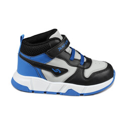 Jump 28102 Gri - Mavi Erkek Çocuk Sneaker Spor Ayakkabı. 8