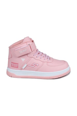 27835 Cırtlı Yüksek Bilekli Pembe Kız Çocuk Sneaker Günlük Spor Ayakkabı 
