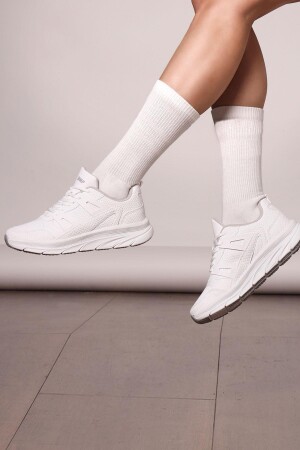 27878 Beyaz Kadın Sneaker Günlük Spor Ayakkabı - Jump (1)