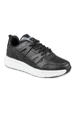 27878 Siyah - Beyaz Kadın Sneaker Günlük Spor Ayakkabı - 4