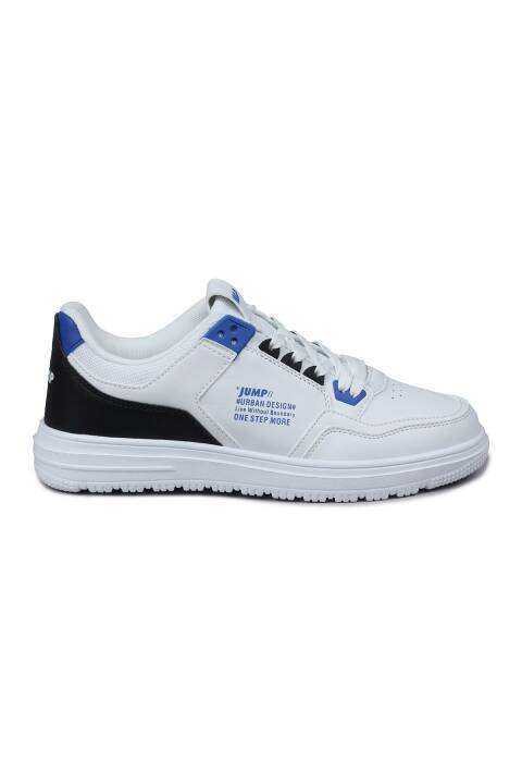 27952 Beyaz - Siyah Erkek Sneaker Günlük Spor Ayakkabı - 1